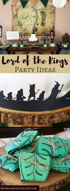 Step into the Shire for a Lord of The Rings Party! Inspired by the works of J.R.R. Tolkien, this party themes is perfect for birthdays & graduations! Lord Of The Ring Party Decorations, Lord Of The Rings Bachelor Party, Lotr Birthday Party Decorations, Lotr Bridal Shower Lord Of The Rings, Lord Of The Rings Engagement Party, The Hobbit Party Ideas, Lord Of The Rings Bulletin Board, Lord Of The Rings Scavenger Hunt, Lord Of The Rings Invitations