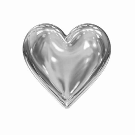 Silver Aesthetic Icon, White Heart Icon, Silver Widgets, Icon Png Aesthetic, Heart Widget, Silver Stickers, Emojis Aesthetic, Phone Emoji, Mystic Logo