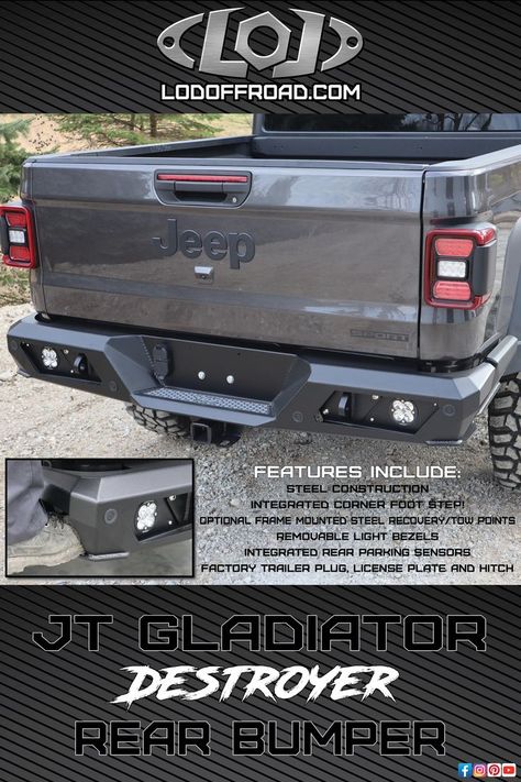 Jeep Sport, Jeep Jt, The Destroyer, Offroad Jeep, Jeep Gladiator, Simple Lighting, Truck Accessories, Off Road, License Plate