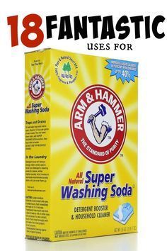 18 Fantastic Uses for Washing Soda via @preparednessmam Homemade Cleaning Recipes, Washing Detergent, Laundry Stains, Washing Soda, Deep Cleaning Tips, Baking Soda Uses, Homemade Cleaning Products, Household Cleaner, Cleaning Recipes