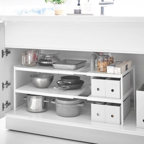 Under kitchen sink organization