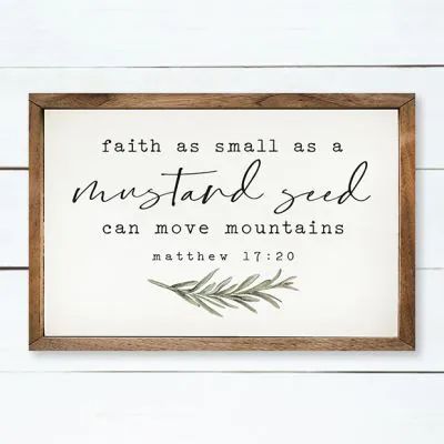 LUXE NEUTRALS | Shop Sales Events Antique Farmhouse Wreath Wall Art, Guest Bedroom Design, Matthew 17 20, Inspirational Wall Decor, Watercolor Wall, Foil Art, Watercolor Walls, Antique Frames, Move Mountains