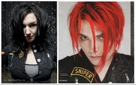 Lynz Way, Lyn Z, Lindsey Way, Red Eyeshadow, Frank Iero, My Clothes, Gerard Way, My Chemical Romance, Romance