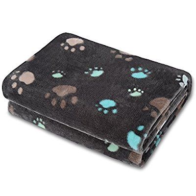 Fleece Dog Bed, Soft Paws, Puppy Blanket, Cat Litter Mat, Dog Toy Ball, Dog Fleece, Paw Pattern, Pet Blanket, Blanket Soft