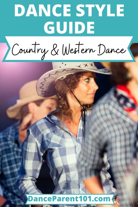 Have you ever wondered what Country & Western style of dance is? Check out the article on the Dance Parent 101 website where we give you a simple explanation and definition about this type of movement, a bit of the history and what it might look like in a dance class or what the main choreography and steps are! #dance #dancestyles #typesofdance #country&westerndance Dance Parents, Country Line Dancing, Western Dance, Dance Style, Dance Teachers, Ballet School, Afterschool Activities, Dance Lessons, Line Dancing