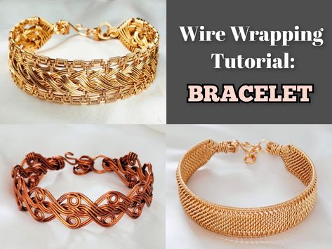 Wire Wrapping Tutorial: Bracelet. Each tutorial is packed with detailed steps, clear patterns, and accompanied by high-quality images to guide you through the process. Check out the tutorials here: •Milanese Style Bracele ($7): Ko-Fi: https://ko-fi.com/s/3ecf933edb Payhip: https://payhip.com/b/lp5LA •Celtic Braid Bracelet ($7): Ko-Fi: https://ko-fi.com/s/24711bcfab Payhip: https://payhip.com/b/tGDO7 •Celtic Braid #2 Bracelet Ko-Fi: https://ko-fi.com/s/83f43b44b3 Payhip: https://payhip.com... Wire Bracelet Tutorial, Celtic Braid, Wire Jewelry Earrings, Wire Wrapping Tutorial, Tiaras Jewellery, Wire Bracelet, Tiaras And Crowns, Bracelet Tutorial, Wire Art