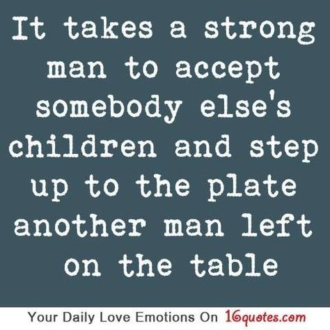 I thank Joey for coming into our lives and picking up the slack and loving my children as his own. His love and actions makes my kids adore and love him even more daily! :) Step Dad Quotes, A Strong Man, Father Daughter Quotes, Strong Man, Somebody Else, Father Quotes, Daughter Quotes, Dad Quotes, Another Man