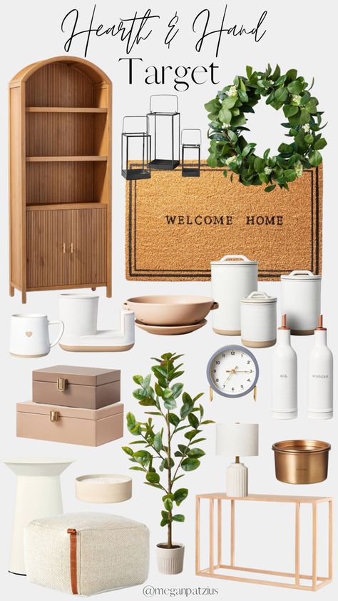 Target home decor furniture modern farmhouse Joanna Gaines style hearth and hand magnolia Target Home Decor 2023, Magnolia Hearth And Hand, Heart And Hand Magnolia Decor, Hearth And Hand With Magnolia Bedroom, Magnolia Decor Ideas, Magnolia Bedroom, Hearth And Hand With Magnolia, Magnolia Decor, Trendy Lighting