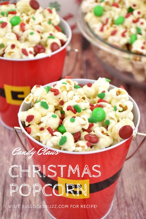 Christmas Popcorn Bar Ideas, Christmas Popcorn Bar, Christmas Popcorn Recipes, Popcorn Ideas, Holiday Popcorn, Christmas Crunch, Diy Popcorn, Popcorn Candy, Christmas Popcorn