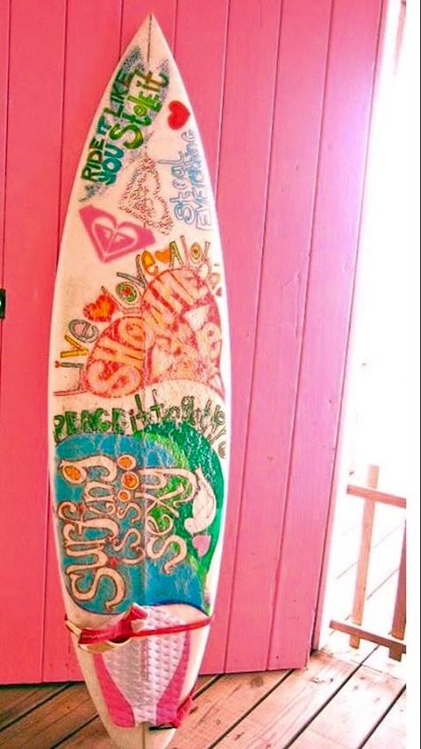 Surfboard Painting, Surfing Aesthetic, Surf Aesthetic, Coconut Dream, Tropical Girl, Surfboard Art, Surfboard Design, Mermaid Aesthetic, Painting Picture