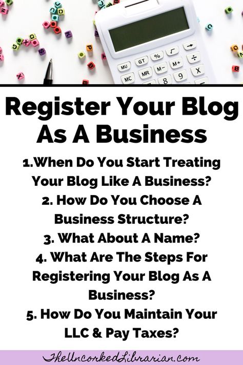 Should you register your blog as a business? How do you form an LLC for your blog? Don't miss our LLC Guide For Bloggers, including information about why go LLC for a blog, paying self-employment taxes, and making money blogging. How To Start A Profitable Blog, Blogging Income Reports, Legal Blogging Tips, How Do You Make Money Blogging, How To Write Your First Blog Post, Business Expense, Business Structure, Business Tax, Marketing Program