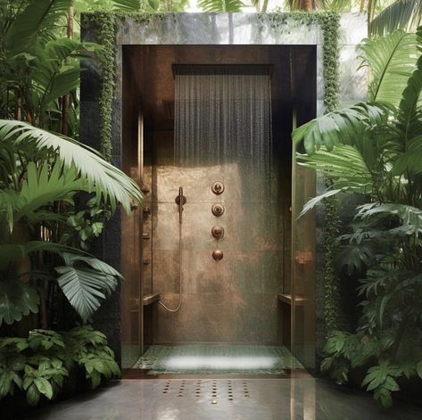 Classic Interior Design Living Room, Decoration Things, Frame Within A Frame, Tropical Showers, Textures Architecture, Space Story, Love In The Air, Spa Interior, Garden Bathroom