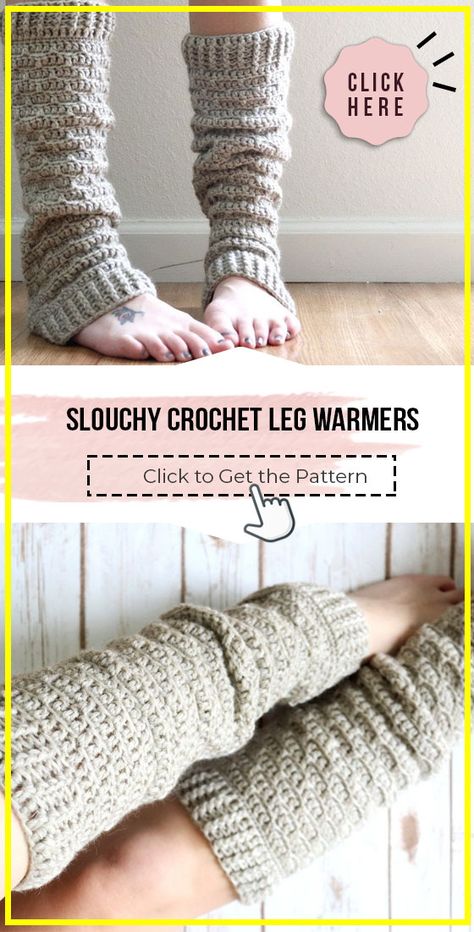 Crochet Leg Warmers Pattern, Crochet Leg Warmers Free Pattern, Legwarmers Crochet, Leg Warmers Crochet Pattern, Crochet Arm Warmers, Leg Warmers Pattern, Loom Crochet, Crochet Boot Cuffs, Crochet Socks Pattern