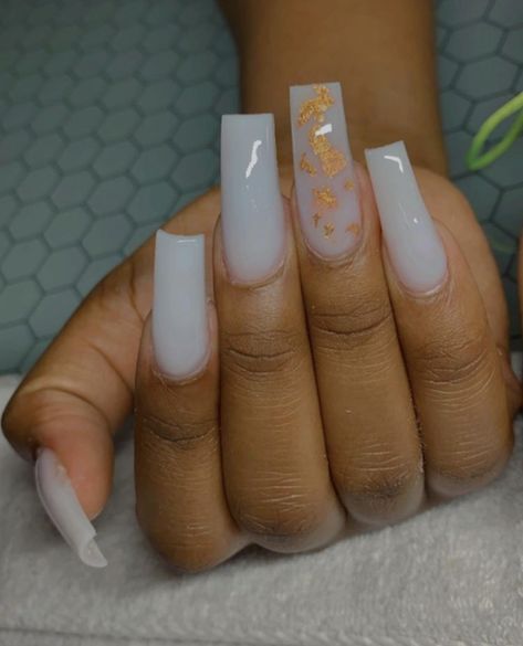 Milky Nails, Ombre Acrylic Nails, White Acrylic Nails, Her Nails, Short Square Acrylic Nails, Long Acrylic Nails Coffin, Acrylic Nails Coffin Pink, Bright Nails, Thanksgiving Nails