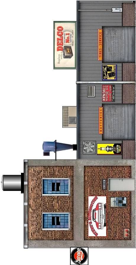 Click this image to show the full-size version. Free Paper Models 1/64 Scale, Hotwheels Diorama Printable, Diorama 1:64 Paper Models, Free Paper Models Printable Templates, Hot Wheels Garage Diy, Diorama Paper, Easy Decor Ideas, Paper Models House, Paper House Template