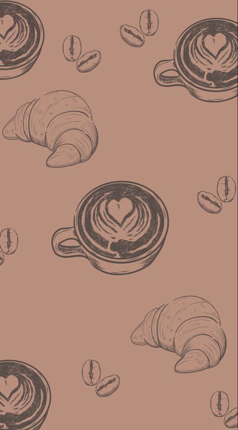 Coffee Wallpaper Iphone Aesthetic, Cute Coffee Wallpaper Aesthetic, Cafe Aesthetic Background, Croissant Aesthetic Wallpaper, Coffee Wallpaper Coffee Wallpaper Aesthetic, Cute Coffee Wallpaper Iphone, Aesthetic Coffee Wallpaper Iphone, Coffee Theme Wallpaper, Cafe Background Aesthetic