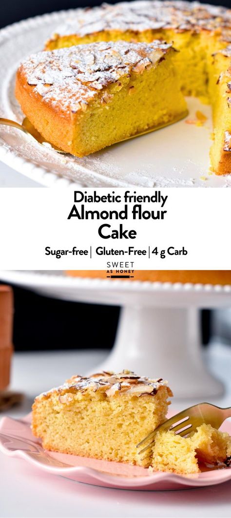 This keto French almond cake is a moist, buttery almond cake made of almond flour.Bonus, this easy French-style almond cake is also gluten-free, sugar-free with a dairy-free option, and only 3.6 grams of net carbs per slice. Easy Almond Flour Cake, Almond Flour Cakes Sugarfree, Almond Cake Recipe Easy, Keto Almond Cake, French Almond Cake, Almond Flour Cake, Almond Flour Desserts, Cake Flour Recipe, Healthy Apple Cake