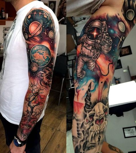 solar system tattoo by ShizZuro | Solar system tattoo, Astronaut tattoo, Galaxy tattoo sleeve Sleeve Tattoo Men, Galaxy Tattoo Sleeve, Outer Space Tattoos, Space Tattoo Sleeve, Planet Tattoo, Cosmic Tattoo, Solar System Tattoo, Astronaut Tattoo, Universe Tattoo