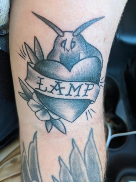 Independence Tattoo, Moth Lamp, Lamp Tattoo, Moth Tattoo, I Love Lamp, Norfolk Va, Body Tattoos, Heart Tattoo, Norfolk