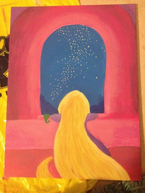 Disney Princess Paintings, Disney Canvas Paintings, Tangled Painting, Princess Painting, Disney Canvas Art, Tema Disney, Disney Canvas, Disney Paintings, Beautiful Oil Paintings