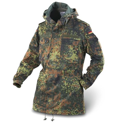 Mens Parka Jacket, Hunting Clothing, Black Parka, Survival Bag, Army Surplus, German Military, Military Surplus, Winter Parka, Tactical Vest