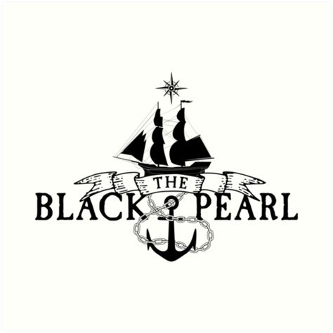 Black Pearl – The most famous pirate ship of all seas sets sail … with these cool clothes and great accessories you are the star of the whole crew. The pride of every captain … / #fashion #prints #sticker #mug #shirz #shirzandmore #awesomeshirz #arttowear ��• Millions of unique designs by independent artists. Find your thing. The Black Pearl Ship, Royal Enfield Stickers, Sailor Illustration, Prints Sticker, Pirate Logo, Black Mamba Snake, Black Pearl Ship, Mamba Snake, Black And White Costume