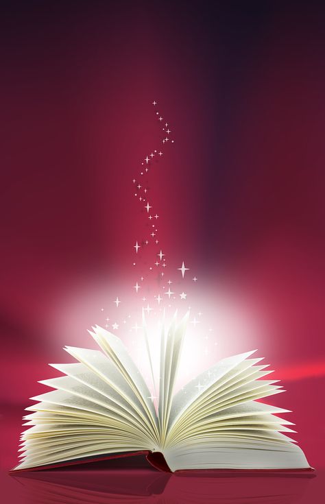 The magic of books Photo Bleu, An Open Book, Book Background, Magical Book, Book Wallpaper, Poster Background Design, Flower Phone Wallpaper, Book Images, Open Book