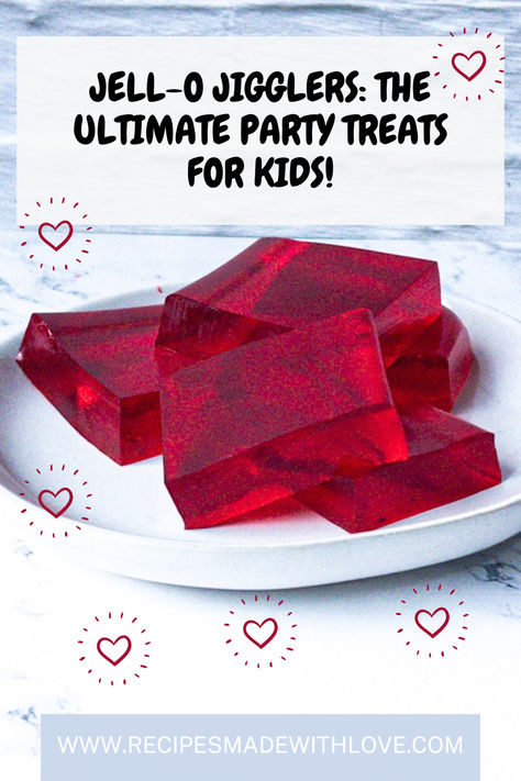 😋 Jell-O Jigglers: The Ultimate Party Treats for Kids!  Looking for a super fun dessert that's both delicious and easy to make? 🍰 Jell-O Jigglers are the ultimate crowd-pleaser! 🎉 Made with just a few ingredients, these colorful treats are perfect for parties or a snack time surprise. Kids will love them and adults won't be able to resist either! 🍉🍓🍇 How To Make Jello Jigglers, Jigglers Recipe Jello, Jello Ideas For Kids, Jello Jigglers Recipe, Party Treats For Kids, Jello Jigglers, How To Make Jello, Treats For Kids, Fun Dessert