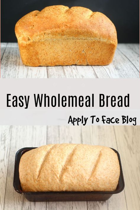 Wholemeal Bread Recipe, Wholemeal Bread, Trifle Pudding, Easy Bread Recipes, Bread Recipes Homemade, White Bread, Bread Dough, Freshly Baked, Homemade Bread