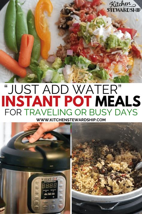 Want to make cooking easier? Like the idea of having your food prepped? Prep ahead with this just-add-water Instant Pot pinto gallo recipe. Gallo Pinto Recipe, Hotel Room Cooking, Instant Pot Meals, Instant Pot Quinoa, Gallo Pinto, Lentils And Rice, Dump Meals, Savory Chicken, Instant Recipes