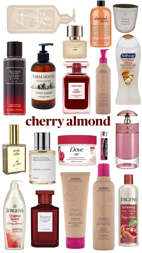 how to smell like cherry almond Fragrance Lab, Body Hygiene, Beauty Routine Tips, Perfume Collection Fragrance, Cherry Almond, Bath And Body Works Perfume, Shower Skin Care, Perfume Scents, Perfume Lover