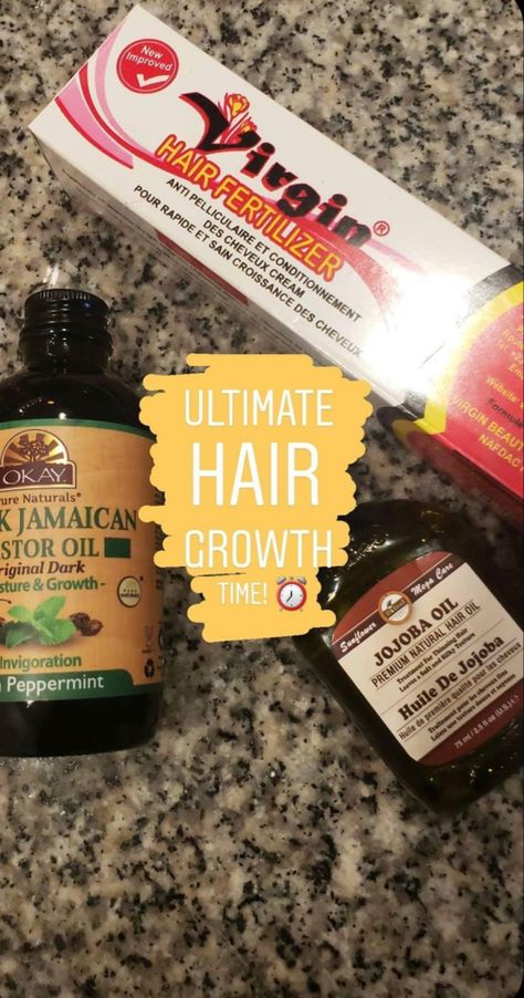 How To Thicken Your Hair Black, Virgin Hair Fertilizer Before And After, Hair Fertilizer Before And After, How To Thicken Your Hair, Black Castor Oil Hair Growth, Hairstyles For Curly Wavy Hair, Hair Growth Tips For Black Women, Virgin Hair Balayage, Black Hair Products