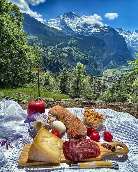 Wengen Switzerland, Breakfast With A View, Camp Tent, Logo Mockup, Videos Design, Tent Camping, Coffee Travel, Switzerland, Business Cards