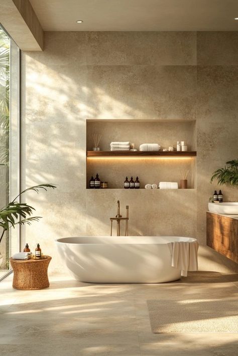 Spa Feel Bathroom Ideas, Zen Bathroom Decor Ideas, Zen Bathroom Ideas, Home Spa Bathroom, Zen Bathrooms, Zen Bathroom Decor, Spa Inspired Bathrooms, Zen Bathroom Design, Small Bathroom Interior