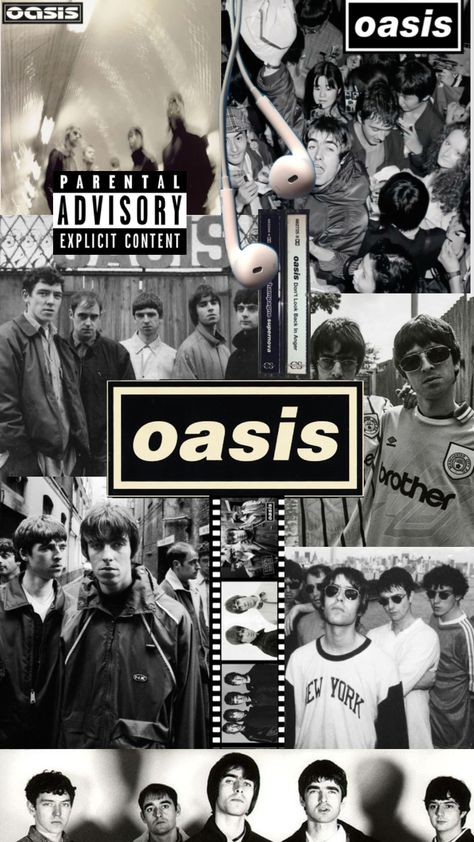 Oasis #oasis #britpop Oasis Album, Graduation Album, Liam Gallagher Oasis, Oasis Band, Liam And Noel, Look Back In Anger, Music Poster Ideas, Noel Gallagher, Band Pictures