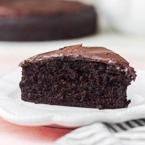 Moist Eggless Chocolate Cake Recipe - Wholesome Patisserie Egg Less Recipes Desserts, No Egg Chocolate Cake, Eggless Banana Cake Recipe, Egg Free Chocolate Cake, Eggless Vanilla Cake Recipe, Vegan Coconut Cake, Eggless Chocolate Cake, Chocolate Cake Recipe Moist, Eggless Cake Recipe