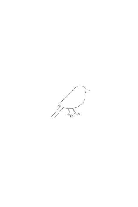 Bird Tiny Tattoo, Minimal Robin Tattoo, Tiny Robin Tattoo Simple, Bluebird Outline Tattoo, Robin Outline Tattoo, Small Bird Outline Tattoo, Robin Tattoo Simple, Robin Tattoo Small Simple, Fine Line Blue Bird Tattoo