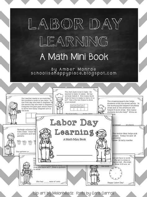 Labor Day Crafts, Elementary History, Book School, First Grade Teacher, Learning Support, Social Studies Activities, Homeschool Lesson, Monthly Themes, First Grade Teachers