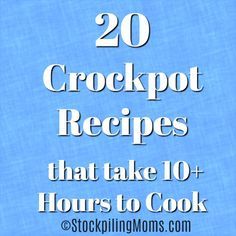 20 Crockpot Recipes that take 10+ Hours to Cook Cuban Sandwiches, Crockpot Spaghetti, Slow Cooker Beef Stroganoff, Crockpot Ideas, Freezer Meal Planning, Best Crockpot Recipes, Crock Pot Freezer, Freezer Meal, Crockpot Recipes Slow Cooker