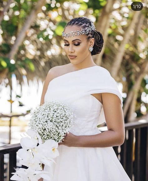 Bridal Hair With Dreadlocks, Braided Updo For Black Women Cornrow Natural Hair Wedding Hairstyles, Wedding Hair With Dreadlocks, Wedding Day Loc Styles, Black Brides Hairstyles Locs, Dreads Styles For Women Wedding, Bridal Locs Hairstyles Low Bun, Black Brides With Braids, Bridal Locs Hairstyles Short