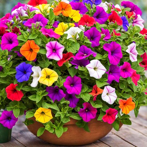 PRICES MAY VARY. Vibrant Variety: Our Petunia Seeds offer a wide range of vibrant colors and patterns, allowing customers to create stunning floral displays that brighten up any garden or patio. Easy to Grow: Perfect for both novice and experienced gardeners, these Petunia Seeds are easy to sow and grow, making them an ideal choice for anyone looking to add beauty to their outdoor space with minimal effort. Long-lasting Blooms: With proper care, these Petunia Seeds produce flowers that bloom con Petunia Seeds, Front Yard Garden Design, Container Gardens, Front Yard Garden, Floral Display, Petunias, Lawn Garden, Life Art, Container Gardening