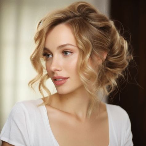 Curly hair is versatile, dynamic, and beautiful, but it can sometimes feel tricky to manage. The right hairstyle can make all the difference, enhancing your curls’ natural texture and shape while ensuring they look their best. Whether you have loose waves or tight coils, there are countless hairstyles that work perfectly for curly hair. From short, Pillow Curls, Pinned Hair, Hairstyles Juda, Styles For Curly Hair, Half Up Half Down Short Hair, Heart Shaped Face Hairstyles, Fall Dressing, Shoulder Length Curls, Choppy Bob Hairstyles For Fine Hair