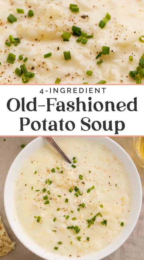 Old Fashioned Potato Soup, Homemade Potato Soup, 40 Aprons, Best Potato Soup, Cream Of Potato Soup, Potato Soup Easy, Instant Potatoes, Creamy Potato Soup, Potato Soup Recipe