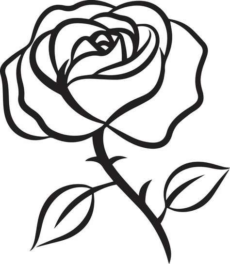 Rosa tatuaje. negro rosas vector diseño. Rosa Vector, Rosas Vector, Roses Vector, Pink Rose Tattoos, Notebook Art, Sharpie Art, Black Roses, Tattoo Black, Pink Design