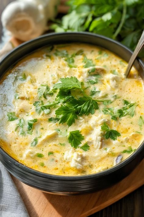 Warm up with our flavorful Crock Pot Green Enchilada Chicken Soup! Packed with tender chicken, green chilies, and a creamy base, this dish is the perfect comfort food. #crockpotrecipe #enchiladasoup #chickensoup Crockpot Green Chili Enchilada Soup, Enchilada Soup In Crockpot, Mexican Lime Soup With Chicken, Crock Pot Green Enchilada Soup, Creamy Green Enchilada Soup, Cheesy Chicken Enchilada Soup Crock Pot, Green Enchilada Chicken Soup Crock Pot, Crockpot Green Chili Chicken Soup, Green Enchilada Crockpot Chicken