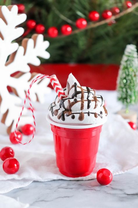 Create a festive DIY coffee cup ornament that’s perfect for Christmas! ☕🎄 Easy, fun, and the perfect holiday craft for you and your loved ones! #ChristmasCrafts #DIYOrnaments #HolidayFun #CraftingJoy #ChristmasDIY Hot Cocoa Ornament Diy, Coffee Cup Ornaments Diy, Diy Coffee Cup, Cup Christmas Tree, Cup Ornaments, Hot Cocoa Ornaments, Unique Christmas Gifts Diy, Coffee Cups Diy, Christmas Easy