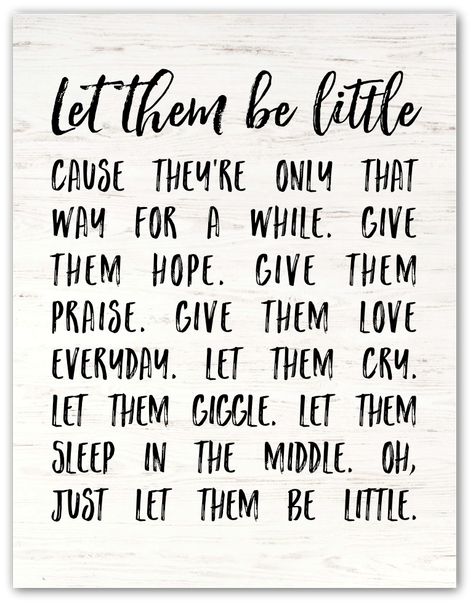 Let them be little {Free Printable and SVG Cut File} Let Them Be Little Quotes, Big Brother Quotes, Little Boy Quotes, Brother Birthday Quotes, Scrapbook Quotes, Free Svg Cut Files, Gentle Parenting, Motivational Words, Mom Quotes