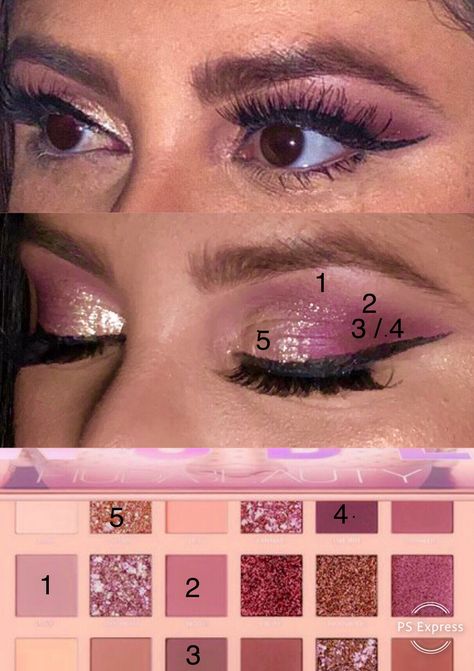 Eye Shape Makeup, Step By Step Eyeshadow, Jaclyn Hill Eyeshadow Palette, Huda Beauty Eyeshadow, Eye Makeup Cut Crease, Makeup Ideas Eyeliner, Makeup Secret, Makeup Eyeshadow Palette, Beauty Eyeshadow