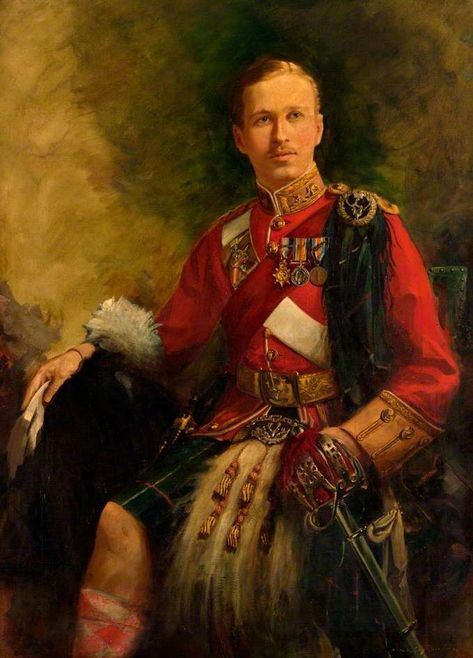 Lieutenant Ian Munro MacLean MacAndrew, 1st Seaforth Highlanders Scottish Uniform, Gordon Tartan, Gordon Highlanders, Scottish Dress, Waterloo 1815, Scotland History, 25 December, Scotland Forever, 18th Century Paintings