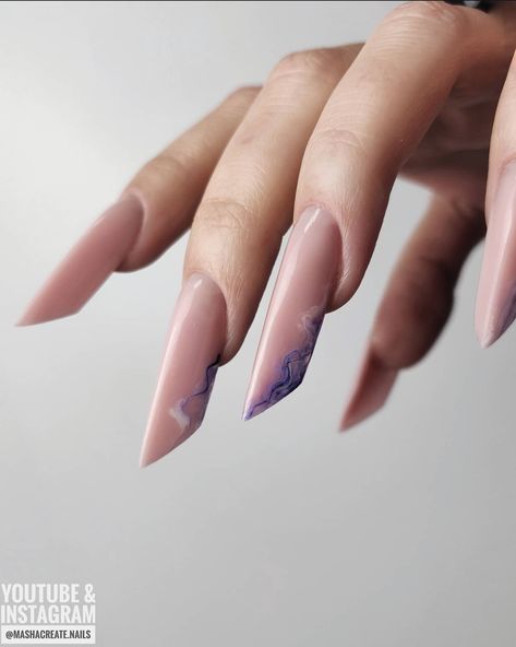 Edge Ideas, Artistic Nails, Edge Nails, Long Acrylic Nail Designs, School Nails, Cute Gel Nails, Nail Shapes, Long Acrylic Nails, Acrylic Nail Designs